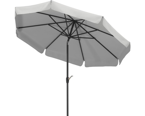 Parasol Schneider Orlando Ø 270 cm gris argent