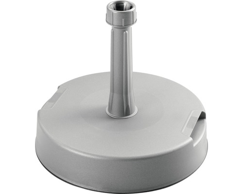 Support de parasol gris en plastique
