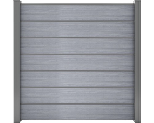 Élément principal GroJa Flex Grande Premium système d'enfichage sans poteaux 180 x 180 cm gris-pierre