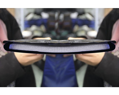 Panneau isolant en mousse en coupe transversale