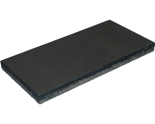 Dalle de terrasse en béton FLAIRSTONE Atlanta Graphite grey chanfreinée 60 cm x 30 cm x 4,5 cm Pierre de béton pour l'extérieur