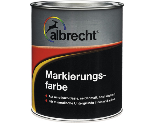 Peinture de traçage pour places de parking albrecht blanc 750 ml