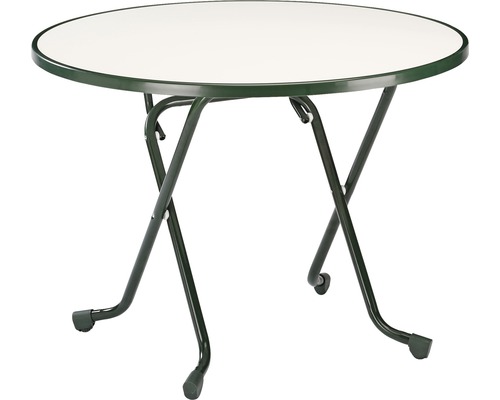 Table pliante Best Ø 100 H 70 cm vert