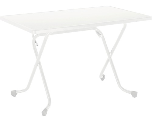 Table pliante Best 70 x 110 H 70 cm blanc