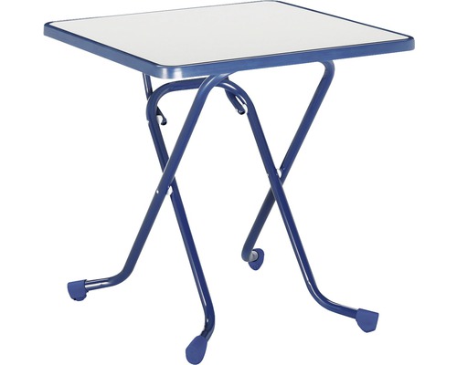 Table pliante Best 67 x 67 H 70 cm bleu