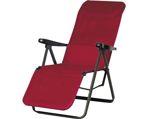 Fauteuil relax Best Lugano anthracite bordeaux