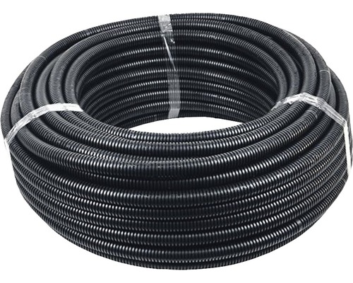 Installationsrohr UV-beständig Ø 25 mm 100 m schwarz Rolle aus flexiblem Elektroinstallationsrohr