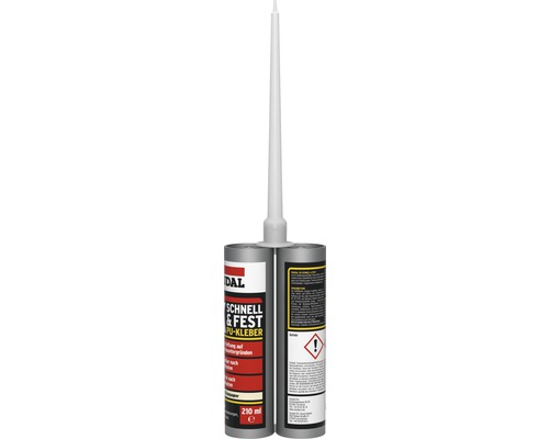 Mousse pour huisseries Soudal rapide&dur 2K beige 210 ml