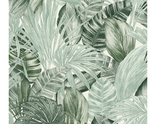 Vliestapete 36820-1 Attractive 2 Palmenblatt grün Papier peint à motif de feuilles tropicales