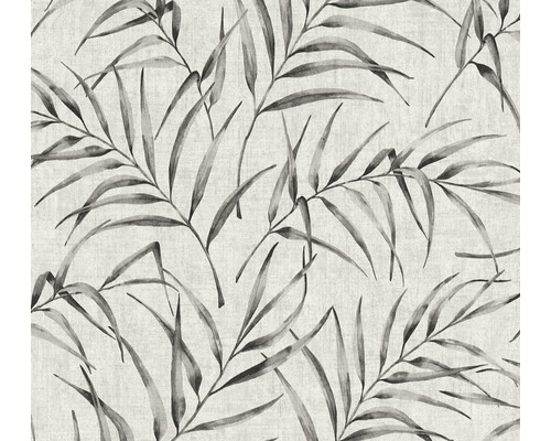Papier peint intissé 37335-2 Greenery feuille de bambou gris