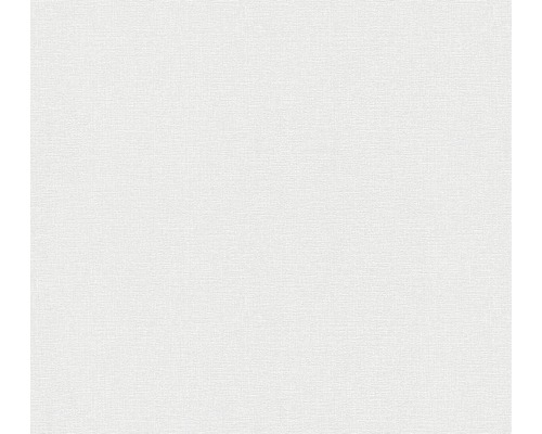 Papier peint intissé 36713-3 Greenery Attractive uni gris Papier peint structuré blanc