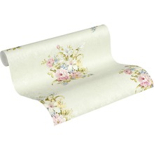 Tapetenrolle mit Blumenmuster