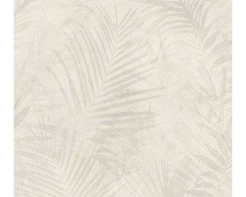 Vliestapete 37411-3 Neue Bude - Edition II Palme creme Tapete mit Palmenblattmuster