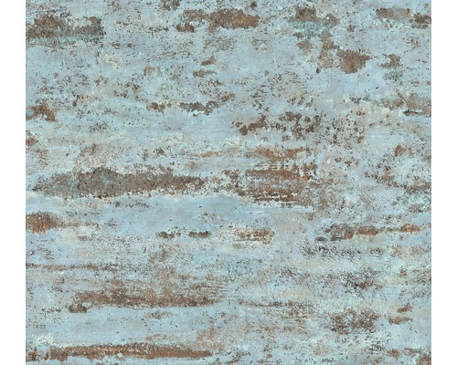 Vliestapete 37415-3 Neue Bude - Edition II Used blau braun grau Texturierte Wandverkleidung im Used Look