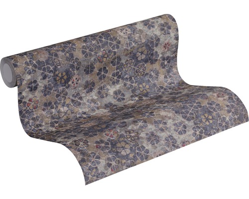 Tapetenrolle mit Blumenmuster