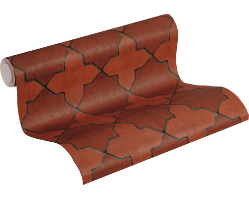 Tapetenrolle mit geometrischem Muster