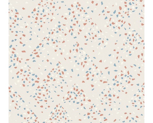 Vliestapete 37394-3 New Walls Terrazzo lichtgrau Dekorative Terrazzo Tapete mit Muster