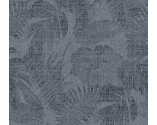 Papier peint intissé 37396-5 New Walls Jungle bleu Papier peint à motif de feuilles