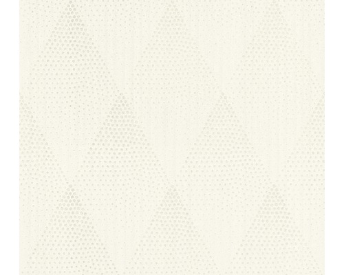 Vliestapete 37419-2 New Walls Rombus weiß Glam Tapete mit geometrischem Dreiecksmuster