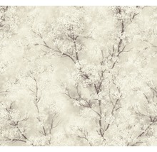 Papier peint avec motif de fleurs d''arbres