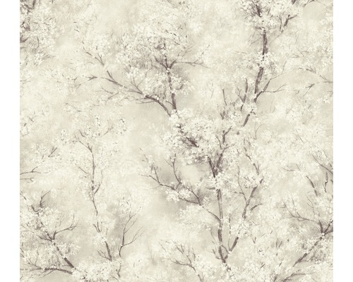 Papier peint intissé 37420-2 New Walls Arbres avec paillettes Papier peint avec motif de fleurs d''arbres