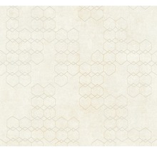 Tapete mit geometrischem Sechseckmuster