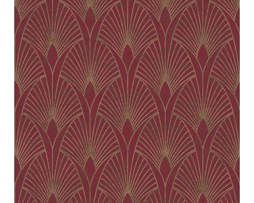 Papier peint intissé 37427-4 New Walls Art Déco rouge Papier peint avec motif Art déco
