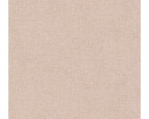 Vliestapete 37430-1 New Walls Leinen Optik Uni rosa Textiltapete mit feiner Struktur