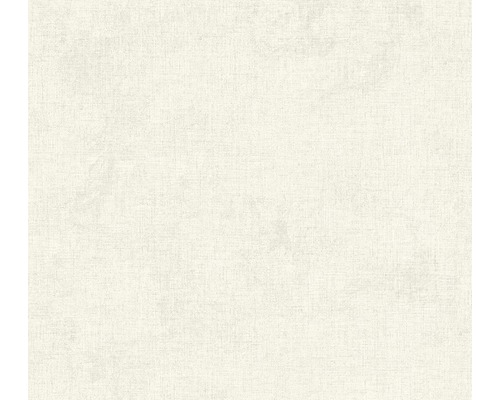 Vliestapete 37431-1 New Walls Uni textil creme Helle Vliestapete mit Stoffstruktur