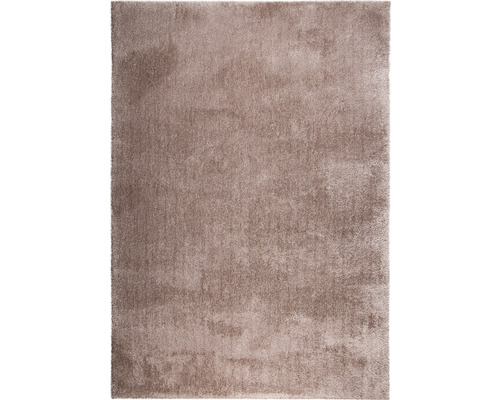 Tapis Shaggy Wellness taupe 140x200 cm