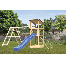 Spielturm mit Schaukel, Leiter und Rutsche für den Garten