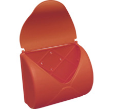 Wandbriefkasten aus Kunststoff mit Klappe