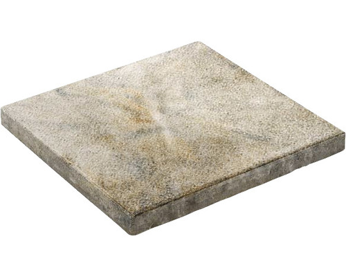 Dalle de terrasse en béton iStone Basic calcaire coquillier 40 cm x 40 cm x 4 cm Dalle de trottoir carrée en béton