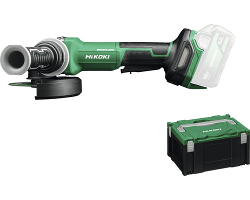 Meuleuse d’angle sans fil HiKOKIG1813DF, sans batterie ni chargeur, avec HSC III Meuleuse d''angle sans fil avec coffret de transport