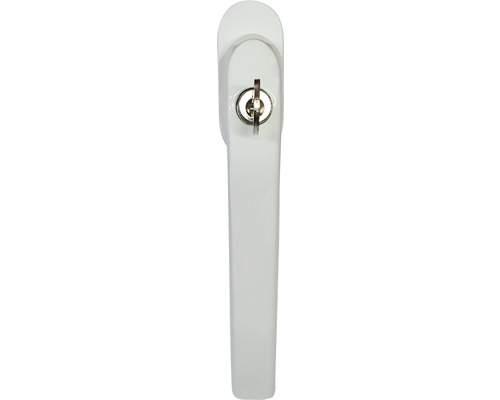 Poignée de fenêtre ARON verrouillable blanc adaptée pour Basic/Basic+/Comfort Poignée de fenêtre avec serrure