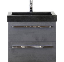 Meuble sous-vasque avec deux tiroirs et robinetterie