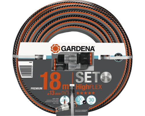 Gardena Highflex Gartenschlauch Set, 18 Meter lang