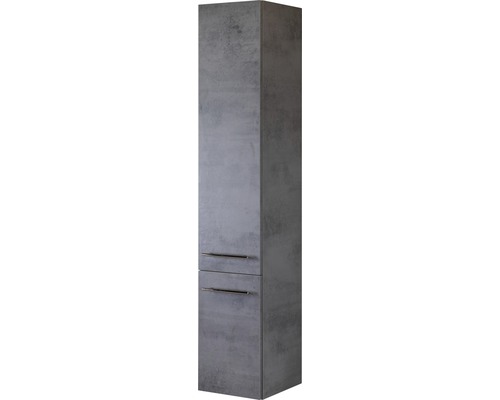 Armoire haute de salle de bains avec deux tiroirs
