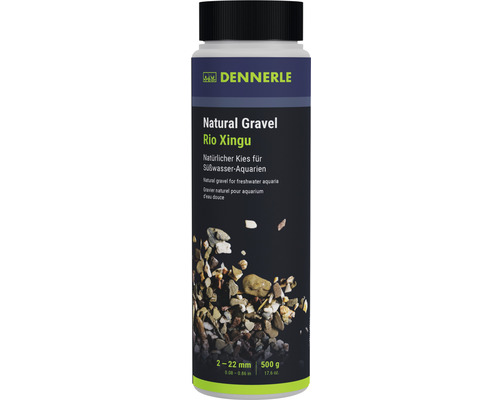 Aquarienkies Natural Gravel Rio X Dennerle 2 -22 mm braun 0,500 Kilogramm Aquascaping