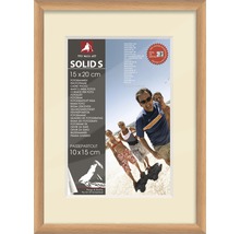 Cadre photo en bois avec passe-partout, format 15 x 20 cm