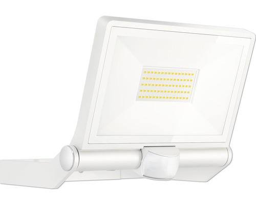 Projecteur à capteur LED Steinel 42,6W 4200 lm 3000 K blanc chaud Lxlxh 222x259x215 mm XLED One XL S blanc