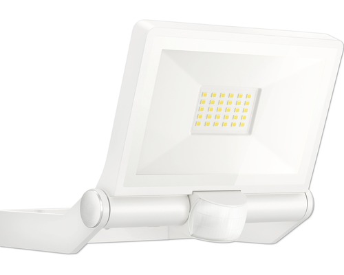 Projecteur mural à capteur LED Steinel 18,6 W 2050 lm 3000 K blanc chaud hxl 195x229 mm XLED ONE S blanc