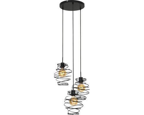 Kronleuchter 'Mola' 5-flammig – Messing Antik, Mit Satinierten Glas-Schirmen, Dimmbar, IP20