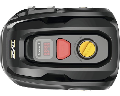 LANDXCAPE Mähroboter Bedienfeld Nahaufnahme