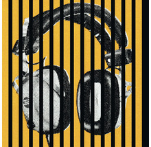 Panneau acoustique impression numérique Headphones 1 572,5 x 572,5 x 19 mm