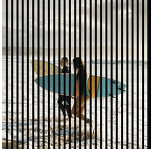 Panneau acoustique impression numérique Surf 1 1195 x 1133 x 19 mm set = 2 panneaux individuels