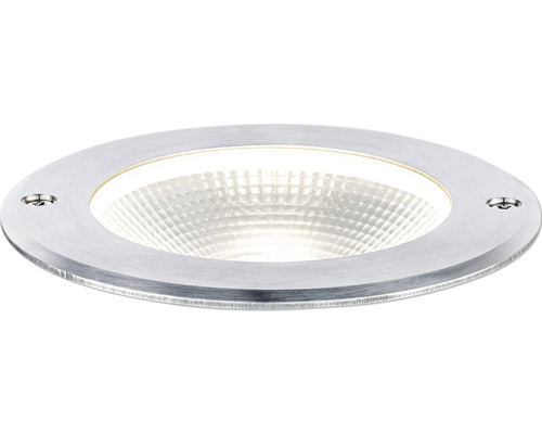 Éclairage à encastrer au sol LED Paulmann acier inoxydable/alu IP67 6W 580 lm 3000 K blanc chaud 120/117 mm 230V