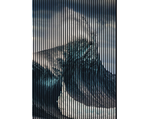 Akustikpaneel digital bedruckt Wave 1 2400 x 1693 x 19 mm Set = 3 Einzelpaneele Akustikpaneel digital bedruckt Wave 1 2400 x 1693 x 19 mm Set = 3 Einzelpaneele