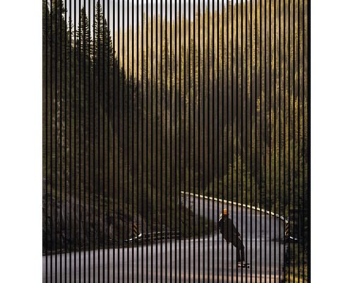Akustikpaneel digital bedruckt Skate 1 2400 x 2253 x 19 mm Set = 4 Einzelpaneele Akustikpaneel digital bedruckt Skate 1 2400 x 2253 x 19 mm Set = 4 Einzelpaneele