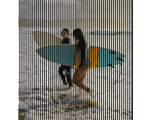 Panneau acoustique impression numérique Surf 1 2400 x 2253 x 19 mm set = 4 panneaux individuels